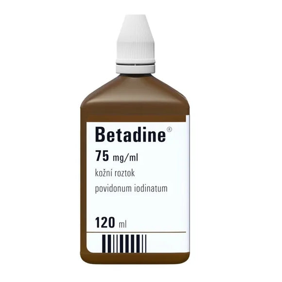 Betadine 75 mg/ml solution 120 ml