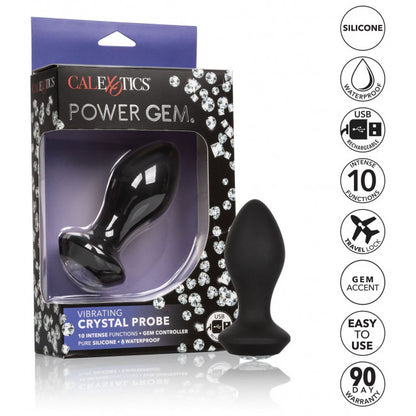 CalExotics Vibrating Crystal Probe Black