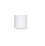 White Disposable Specimen cup 125 ml with lid - 16 pcs