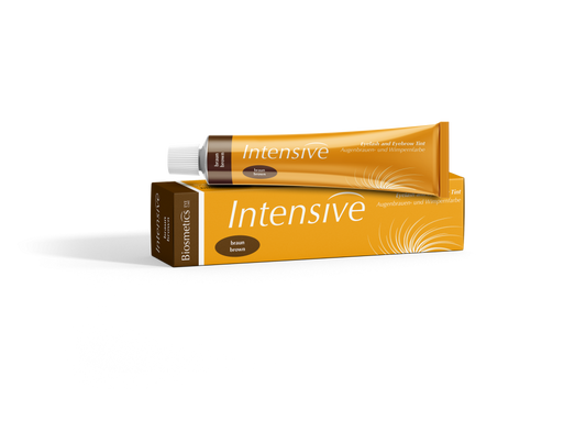 BIOSMETICS eyelash and eyebrow dye Intensive Brown, 20 ml