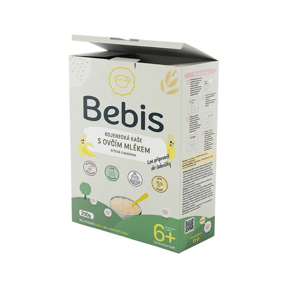 Bebis Infant porridge with sheep's milk, rice and banana 200 g