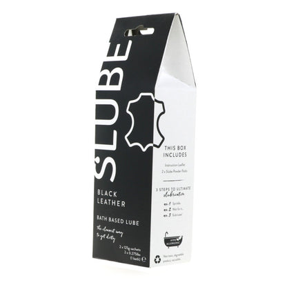 Slube Black Leather Bath Based Lube 2x125g