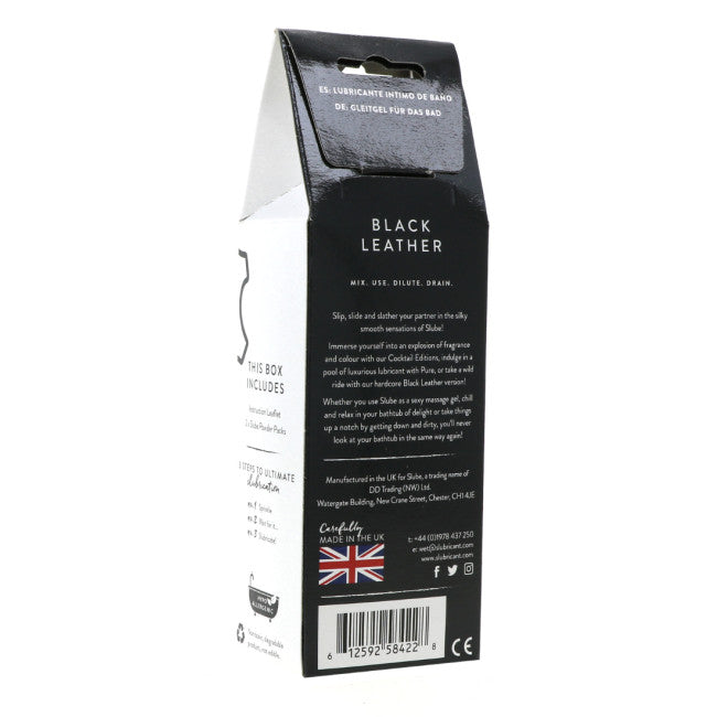 Slube Black Leather Bath Based Lube 2x125g