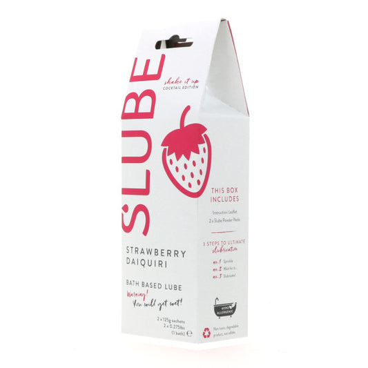 Slube Strawberry Daiquiri Bath Based Lube Warming 2x125g