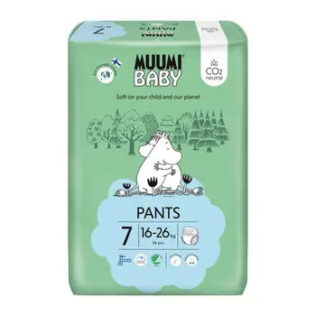 Muumi Baby Pants 7XL 16–26kg - 34 pcs