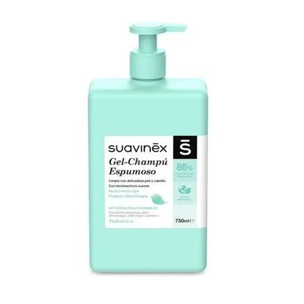 Suavinex Baby Foam Cleansing Gel and Shampoo 750 ml