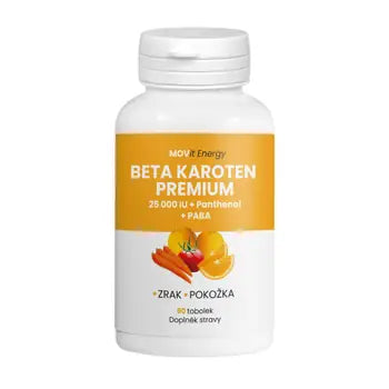 MOVit Energy Beta Carotene 25,000 IU + Panthenol + PABA 90 capsules