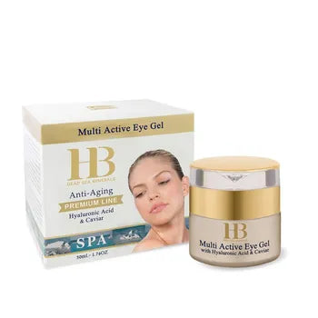 H&B Dead Sea Minerals Multi-active Anti-Aging eye gel hyaluronic acid 50 ml