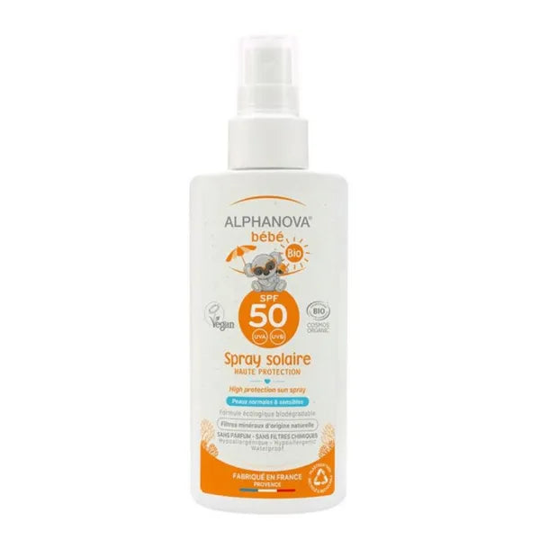 Alphanova SUN BIO Sunscreen for babies SPF50 - 125 ml