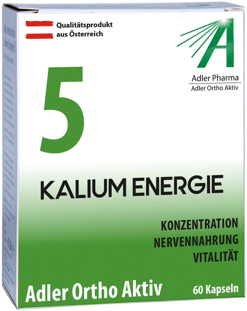 Adler Ortho Active No. 5 Potassium Energy 60 capsules