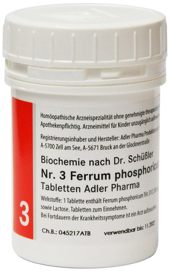 Adler Schuessler Salt No.3 Ferrum phosphoricum D12, 250 g