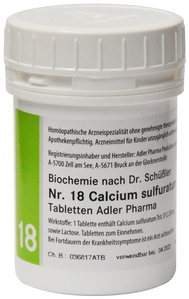 Adler Schuessler Salt No.18 Calcium sulfuratum D12, 250 g