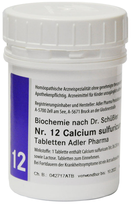 Schuessler Salt No. 12 | Calcium sulfuricum D6 - 250 g