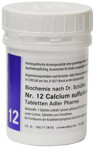 Schuessler Salt No. 12 | Calcium sulfuricum D6 - 500 g