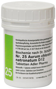 Adler Schuessler Salt No.25 Aurum chloratum natronatum D12, 500 g