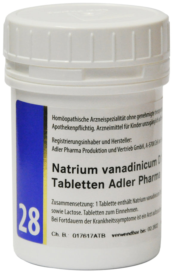 Schuessler Salt No. 28 | Sodium vanadinicum D12 - 100 g
