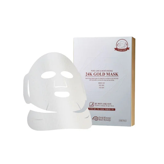Gold Energy Snail Synergy 24 K Gold Mask Pore Care sheet mask 10 pcs