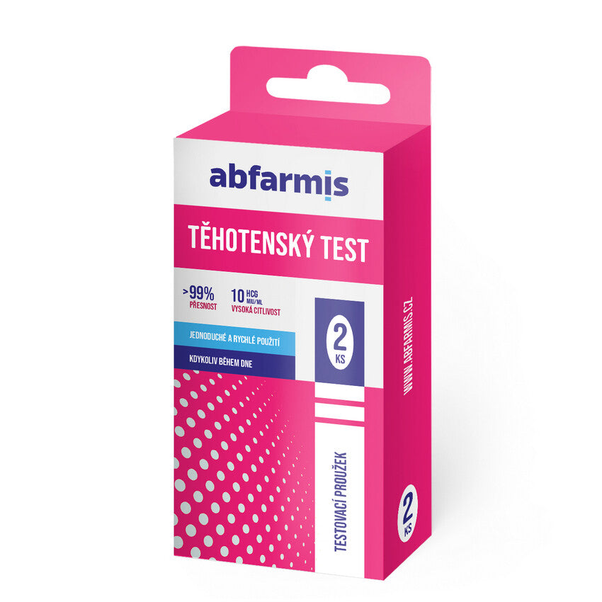 Abfarmis Pregnancy test 10mIU/ml - 2 strips