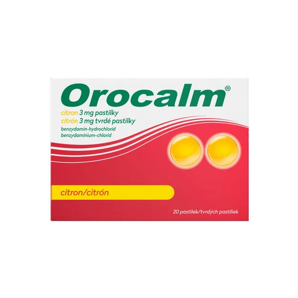 Orocalm Citron 3 mg 20 lozenges