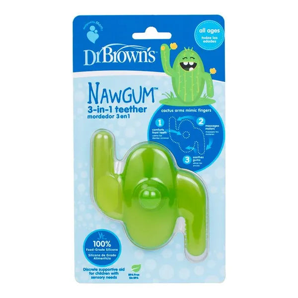 Dr.Browns Teether Nawgum 3in1 cactus 1 pc