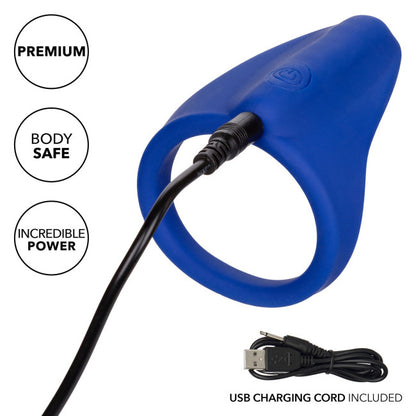 CalExotics Admiral Perineum Massager Blue