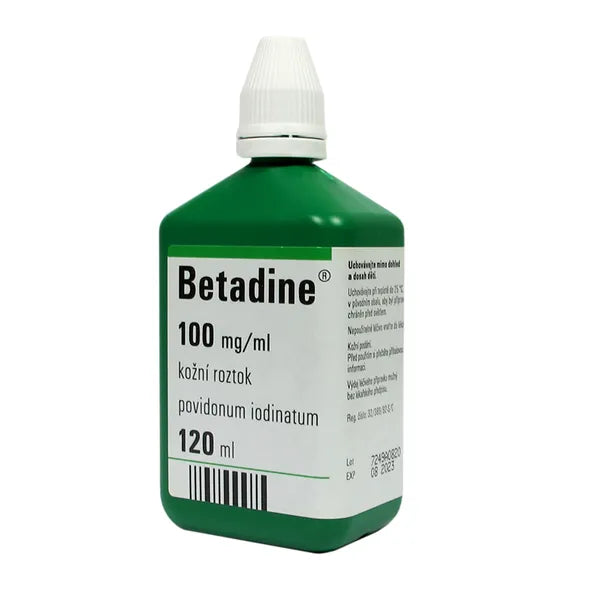 Betadine 100 mg/ml solution 120 ml