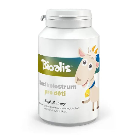 Bioalis Goat colostrum for kids 140 capsules