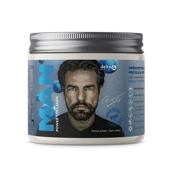 DELTA Man Power Collagen strawberry-lemon flavor 240 g