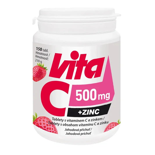Vitabalans Vita-C 500 mg + Zinc 150 chewable tablets