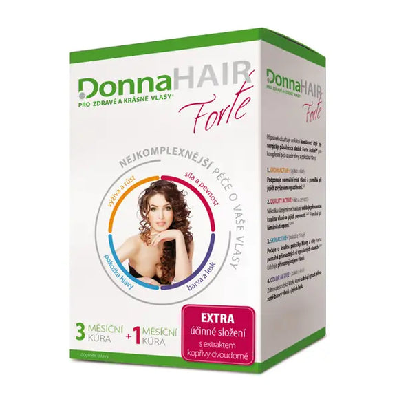 Donna Hair FORTE 4 Month Treatment course 120 Capsules