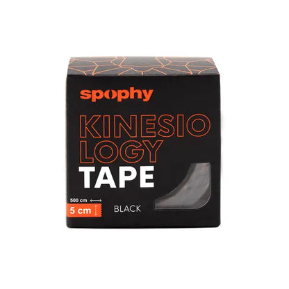 Spophy Kinesiology Tape 5 cm x 5 m tape black