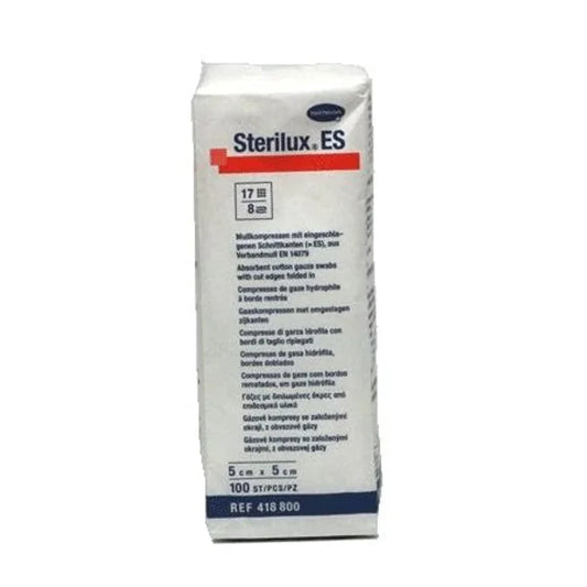 Sterilux ES Sterile Gauze compression 17 fibers 8 layers 5 x 5 cm 100 pcs