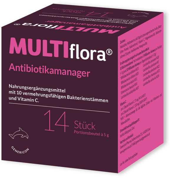 MULTIflora antibiotic manager 14 sachets