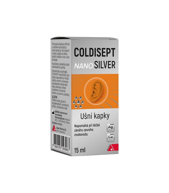 Coldisept nano Silver ear drops 15 ml