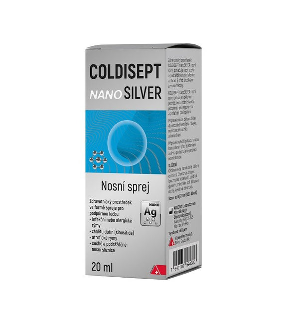 Coldisept nano Silver nasal spray 20 ml