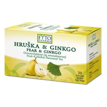 Fytopharma Fruit-herbal tea pear & ginkgo 20x2 g