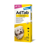 AdTab Chewable tablets against fleas and ticks for dogs 2.5-5.5 kg - 112 mg - 1 tablet