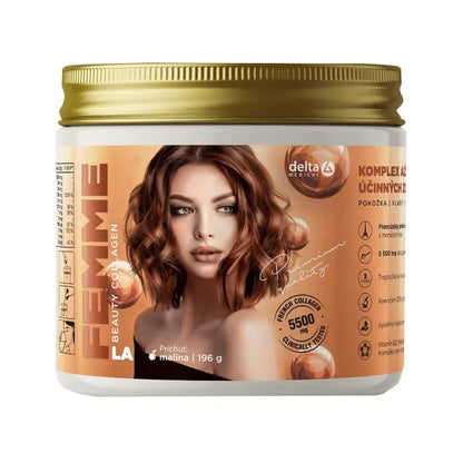 DELTA La Femme Beauty Collagen raspberry flavor powder drink 196 g