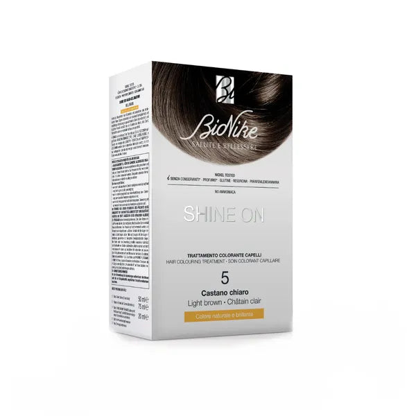 Bionike Shine on hair coloring treatment No. 5 light brown 75 ml