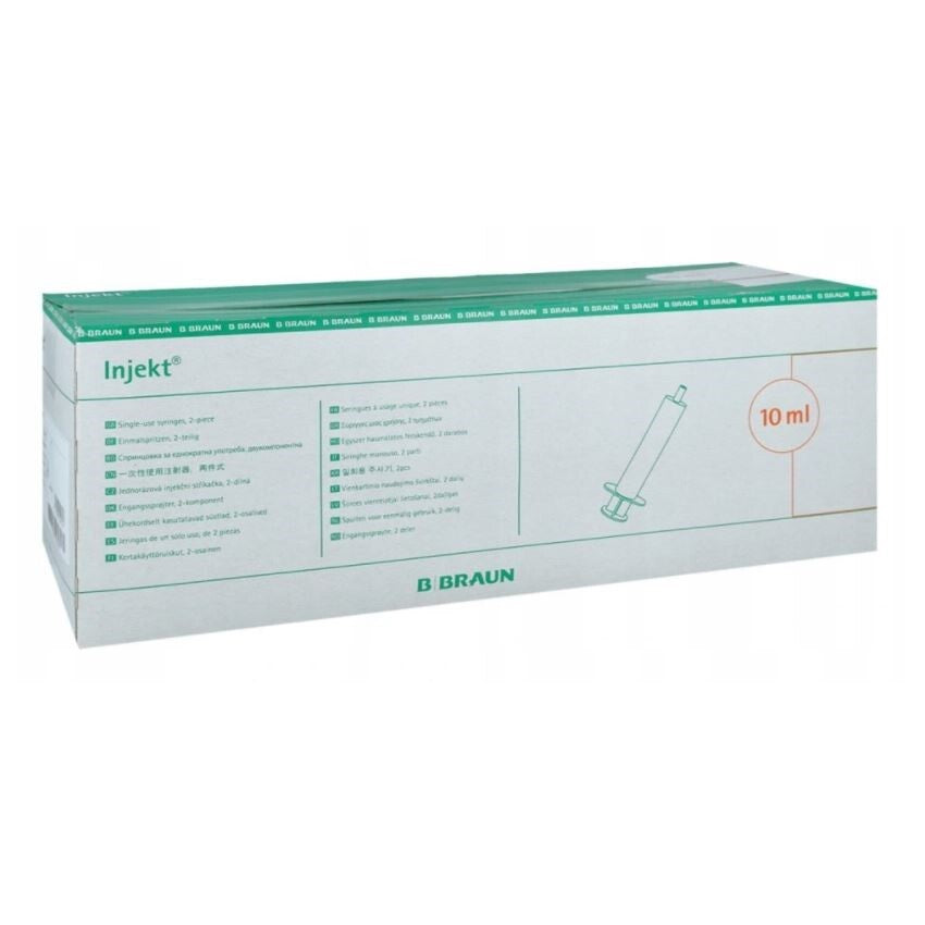 Syringe INJEKT 2-piece 10ml LE sterile 100 pcs