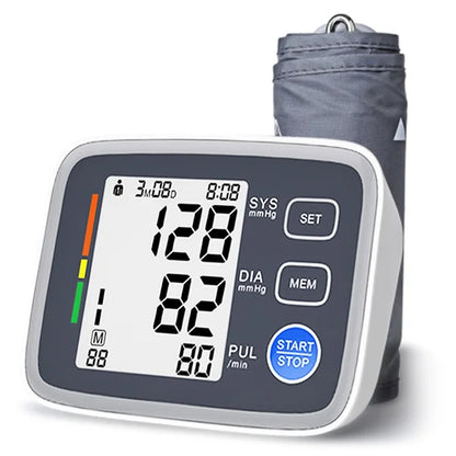 SimplyMed Arm Digital Blood Pressure Monitor with 220V Adapter U80EH