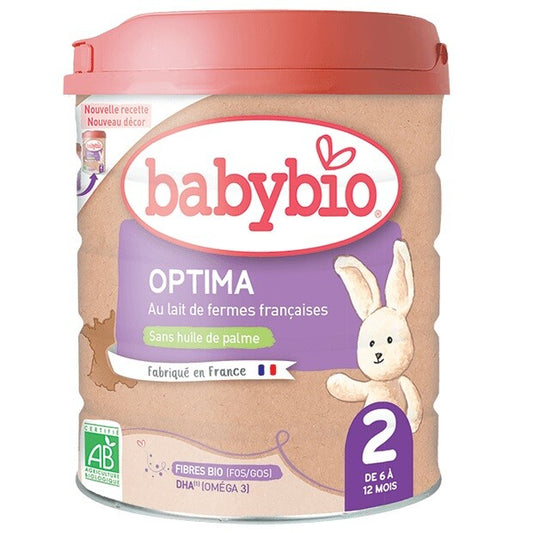 BABYBIO Optima 2 follow-on organic infant milk with probiotics and prebiotics 800 g