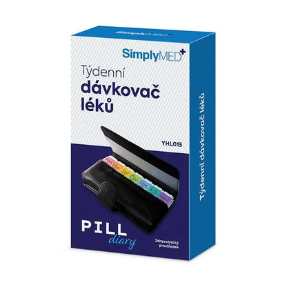 SimplyMed Weekly Medication Dispenser YHL015 Pill diary - Czech