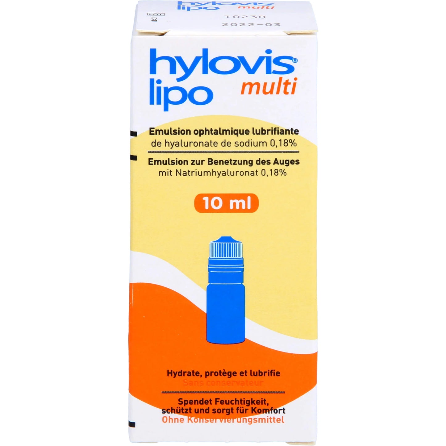 Hylovis lipo multi eye drops, 10 ml