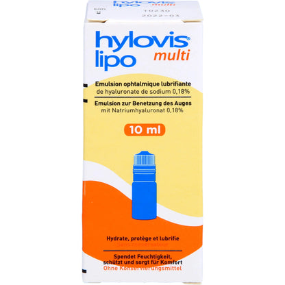 Hylovis lipo multi eye drops, 10 ml