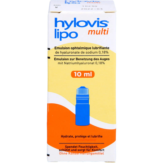 Hylovis lipo multi eye drops, 10 ml