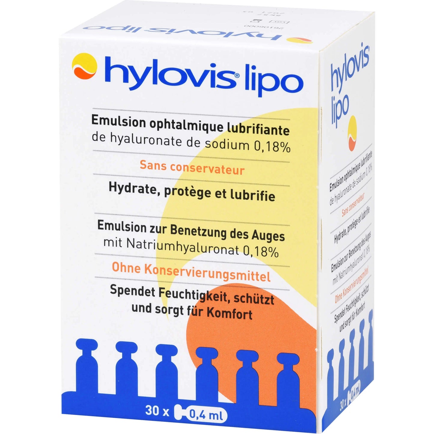 HYLOVIS LIPO, 30 single-dose pipettes