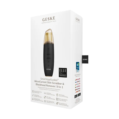 GESKE Microcurrent Skin Scrubber&Blackhead Remover 9-in-1