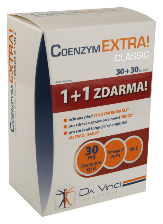 DaVinci Coenzyme EXTRA! Classic 30mg - 60 capsules