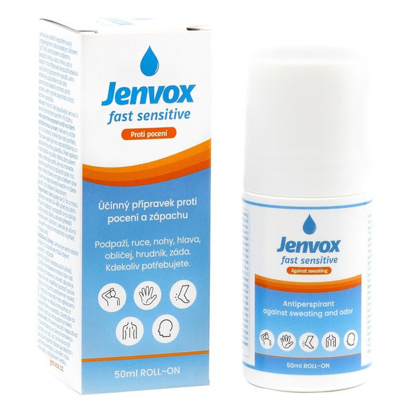 Jenvox Fast Sensitive Sweat and Odor Roll-on 50 ml